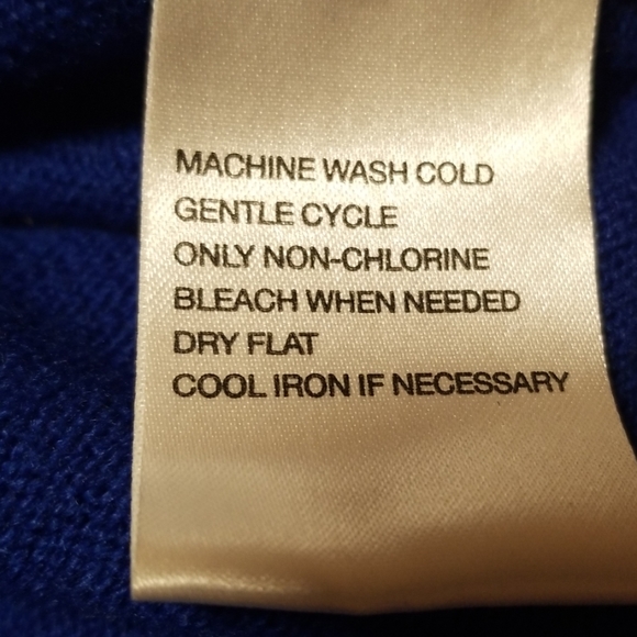 Sag Harbor acrylic blue sweater size 2X - Picture 7 of 7